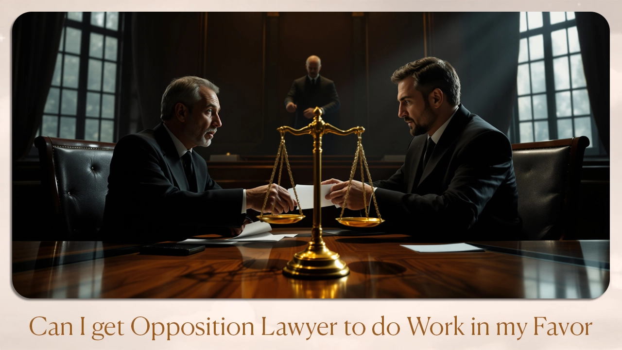 Can I Get Opposition Lawyer to do Work in My Favor